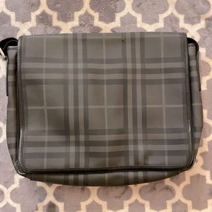 Authentic Burberry dark novacheck bag